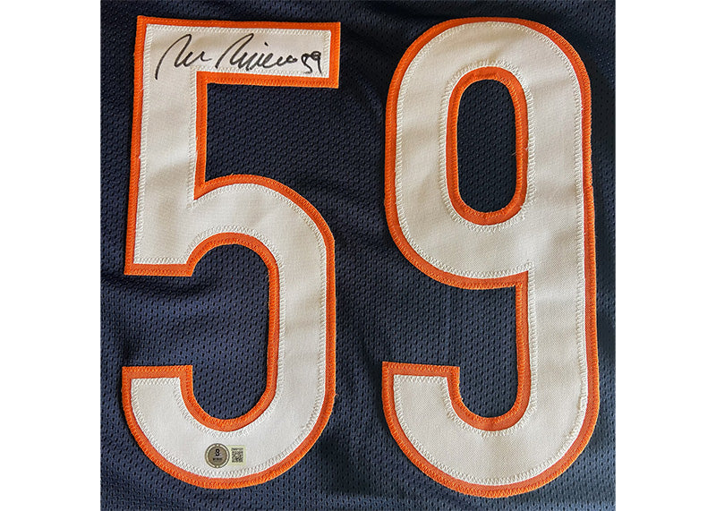Ron Rivera Signed Chicago Blue Football Jersey JSA