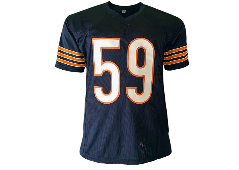 Ron Rivera Signed Chicago Blue Football Jersey JSA