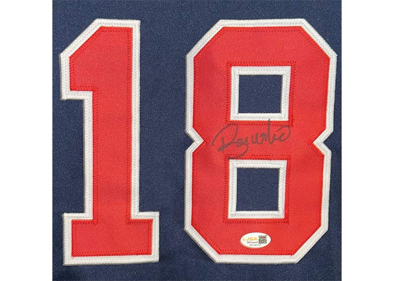 Ryan Klesko Signed Atlanta Blue Baseball Jersey JSA