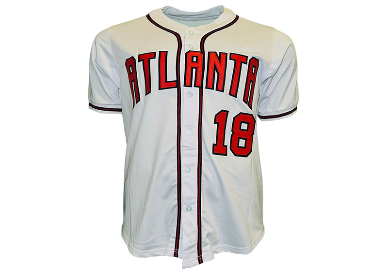 Ryan Klesko Signed Atlanta White Baseball Jersey JSA