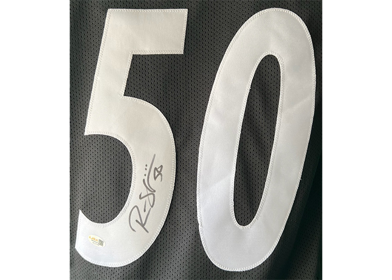 Ryan Shazier Signed Pittsburgh Black Football Jersey JSA
