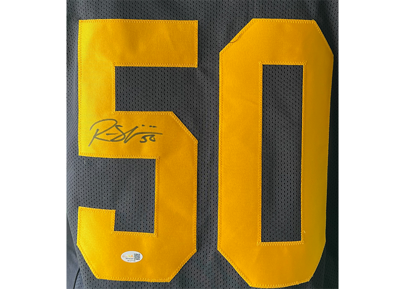 Ryan Shazier Signed Pittsburgh Color Rush Football Jersey JSA