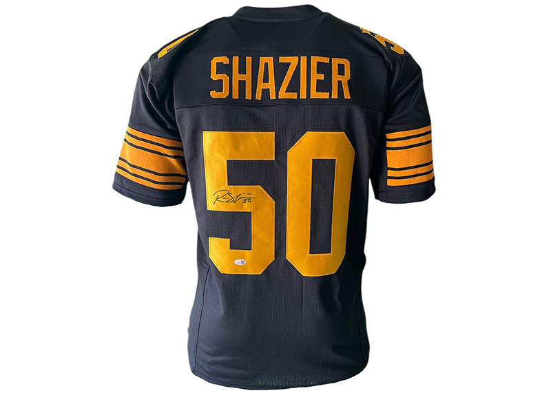 Ryan Shazier Signed Pittsburgh Color Rush Football Jersey JSA