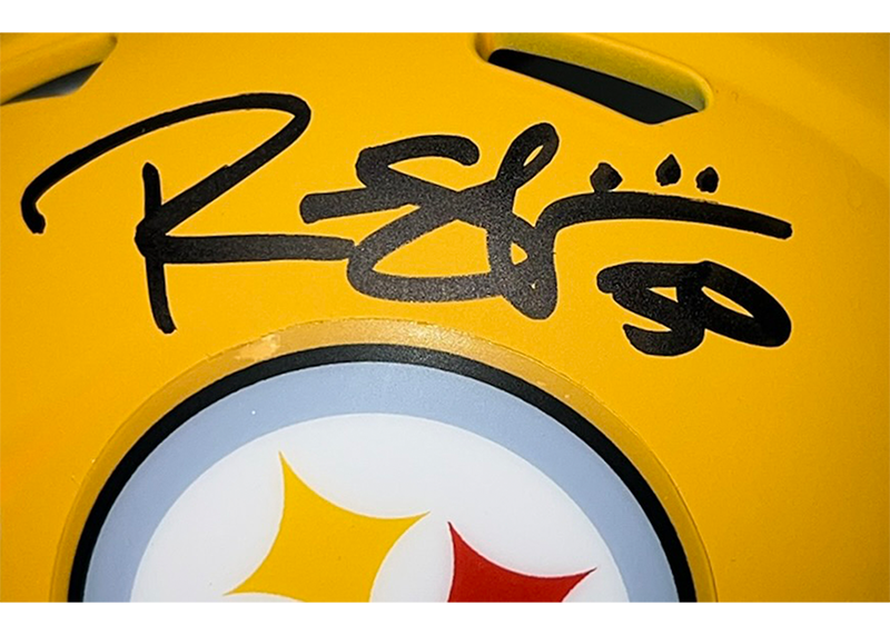 Ryan Shazier Signed Pittsburgh Steelers Alternate Mini Football Helmet JSA