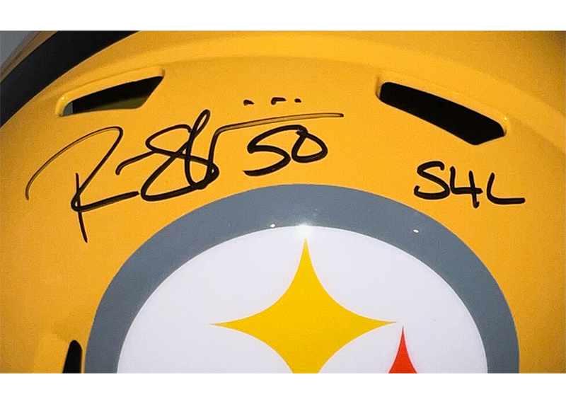 Ryan Shazier Signed Pittsburgh Steelers Full Size Alternate Helmet JSA