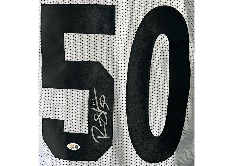 Ryan Shazier Signed Pittsburgh White Football Jersey JSA