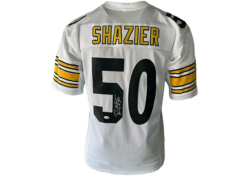 Ryan Shazier Signed Pittsburgh White Football Jersey JSA