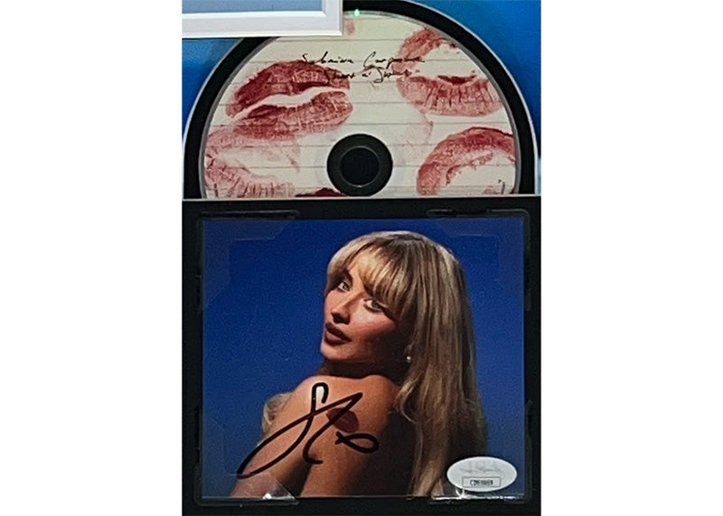 Sabrina Carpenter Signed 3D With With Playable Video 25x25 Framed CD JSA