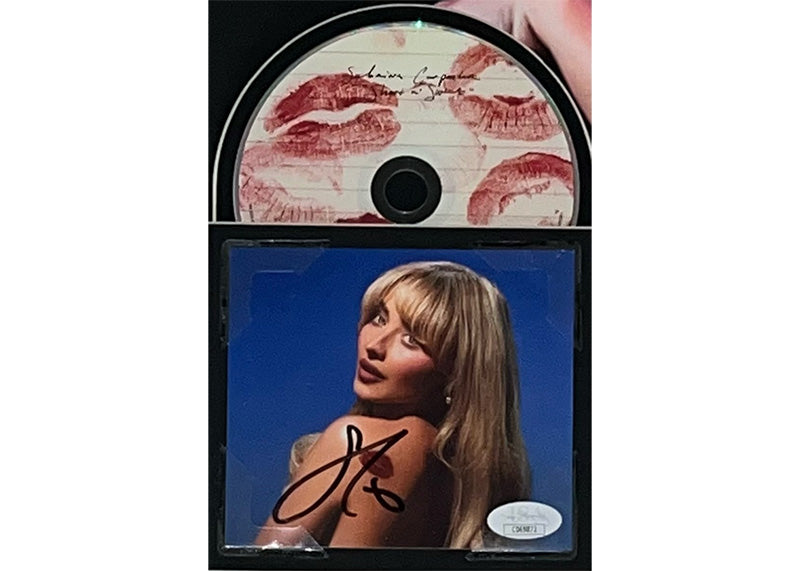 Sabrina Carpenter Signed 3D With With Playable Video 25x25 Framed CD JSA