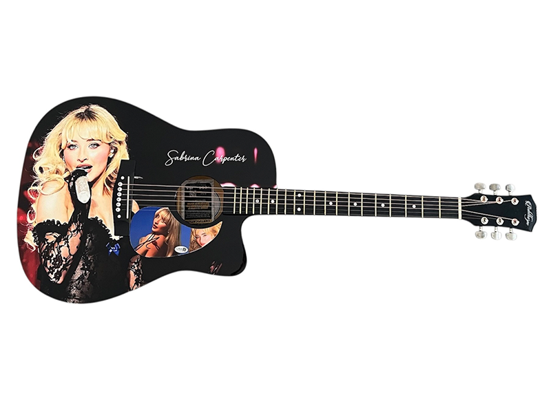 Sabrina Carpenter Signed Acoustic Guitar (JSA)