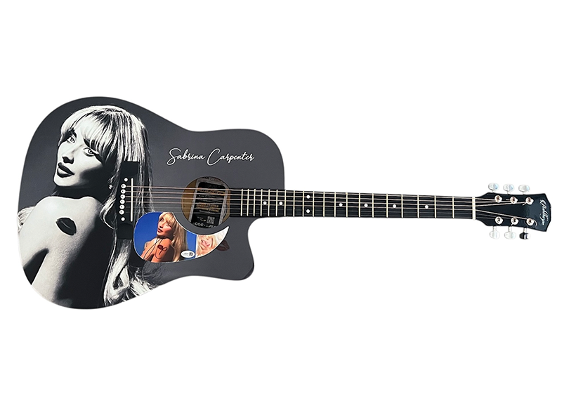 Sabrina Carpenter Signed Acoustic Guitar (JSA)