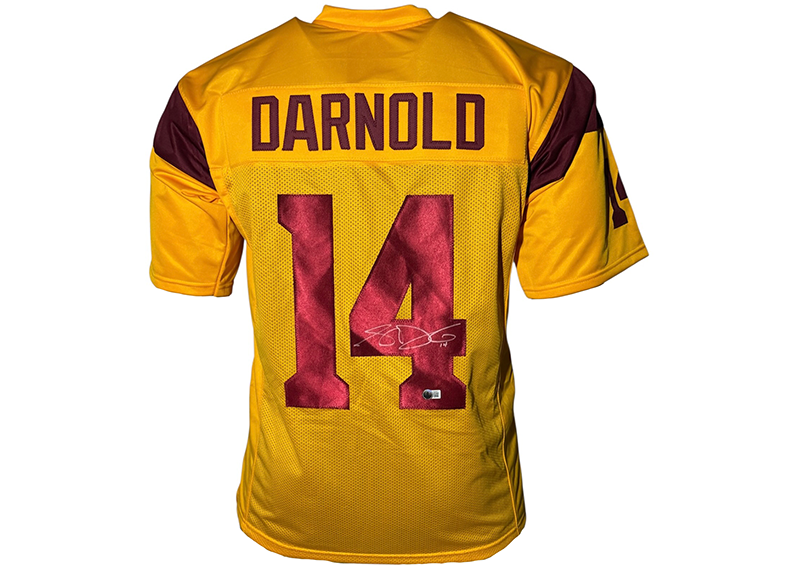 Sam Darnold Signed College Gold Jersey Beckett