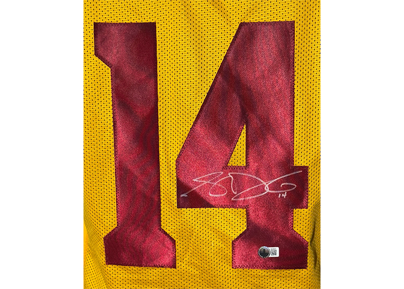 Sam Darnold Signed College Gold Jersey Beckett