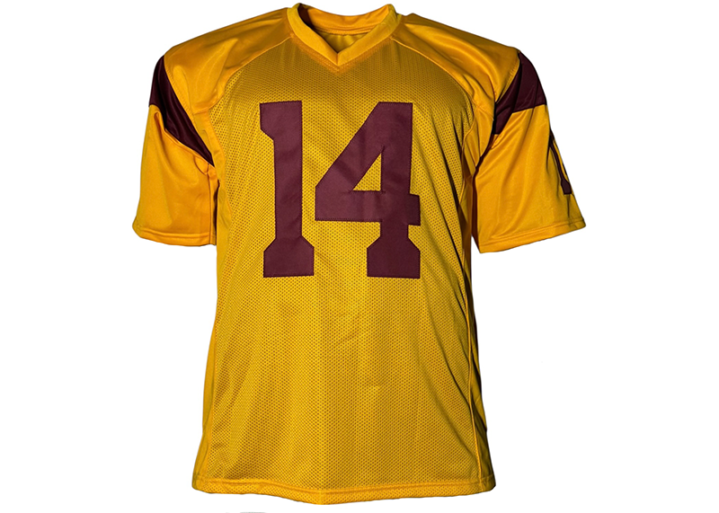 Sam Darnold Signed College Gold Jersey Beckett