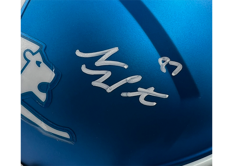 Sam LaPorta Signed Detroit Lions Alt 2023 Speed Full Size Beckett