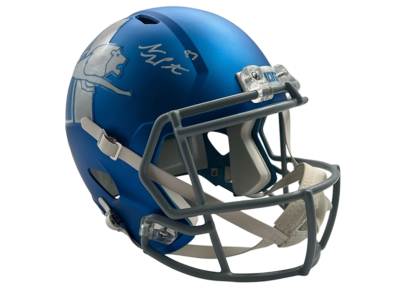 Sam LaPorta Signed Detroit Lions Alt 2023 Speed Full Size Beckett