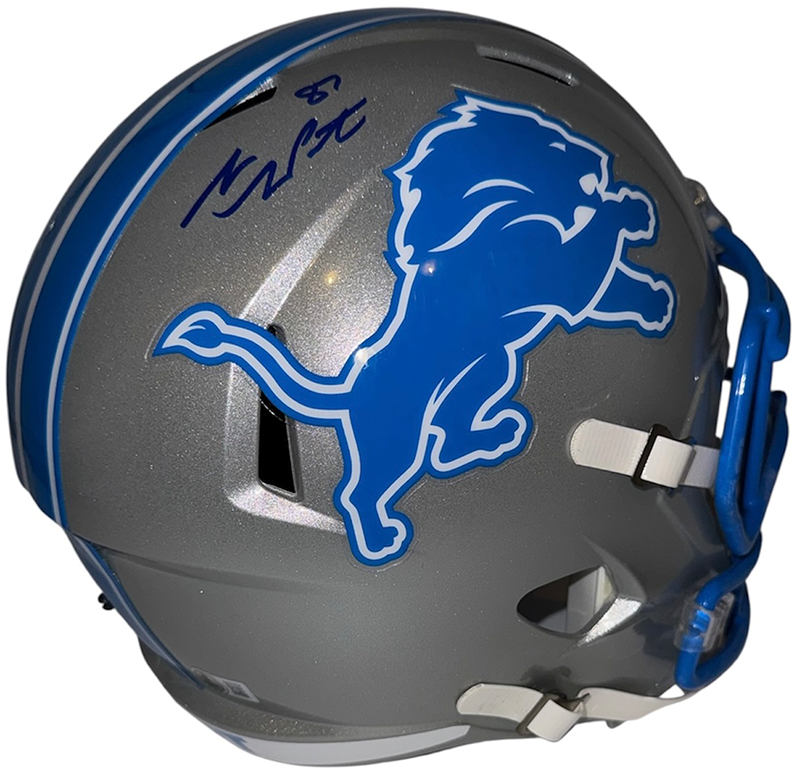 Sam LaPorta Signed Detroit Lions Speed Full Size Helmet Beckett