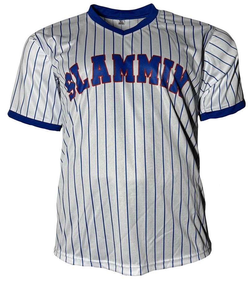 Sammy Sosa Signed Chicago Pinstripe Baseball Jersey JSA