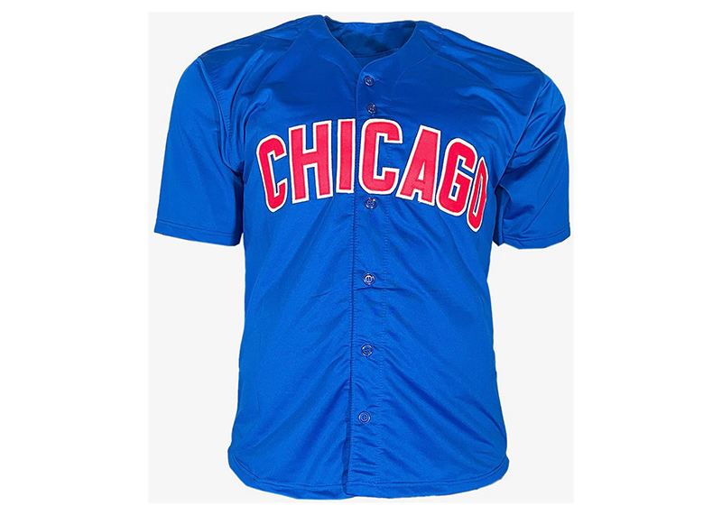 Sammy Sosa Signed Chicago Blue Baseball Jersey Beckett