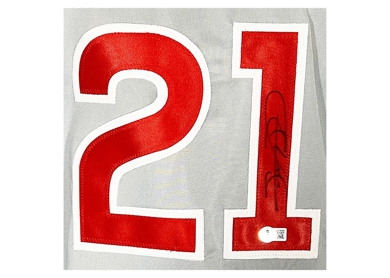 Sammy Sosa Signed Chicago Grey Baseball Jersey Beckett
