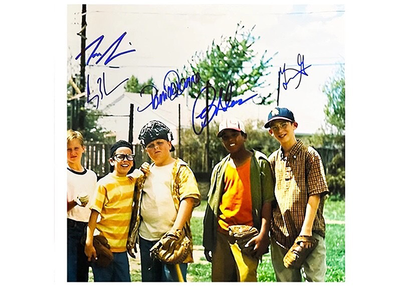 The Sandlot Movie Cast Signed 8 Signature Baseball 16x20 Photo Beckett