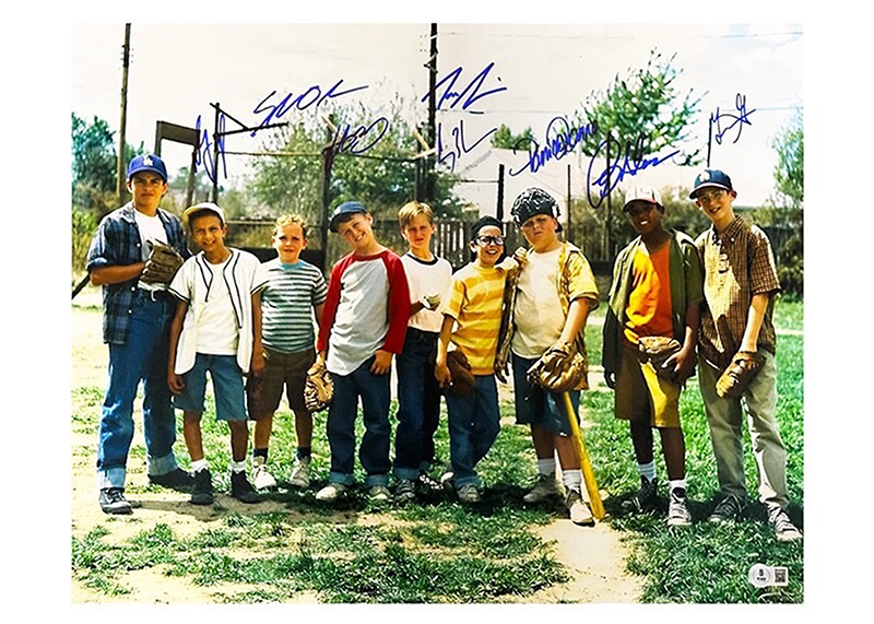 The Sandlot Movie Cast Signed 8 Signature Baseball 16x20 Photo Beckett