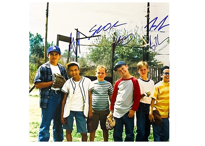 The Sandlot Movie Cast Signed 8 Signature Baseball 16x20 Photo Beckett