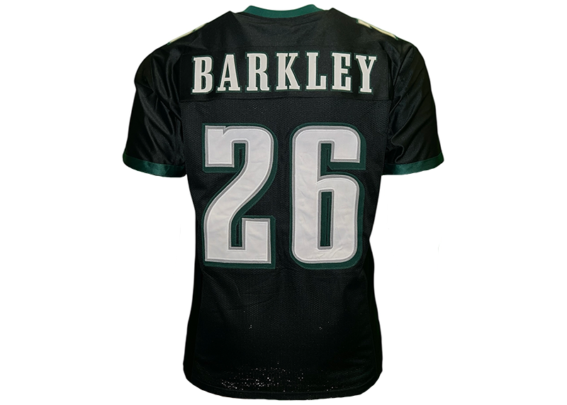 Saquon Barkley Unsigned Philadelphia Black Football Jersey
