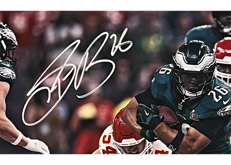 Saquon Barkley Signed Philadelphia Eagles 16x20 photo PSA 