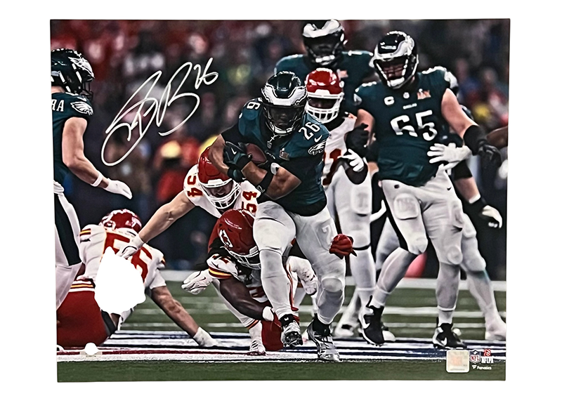 Saquon Barkley Signed Philadelphia Eagles 16x20 photo PSA 