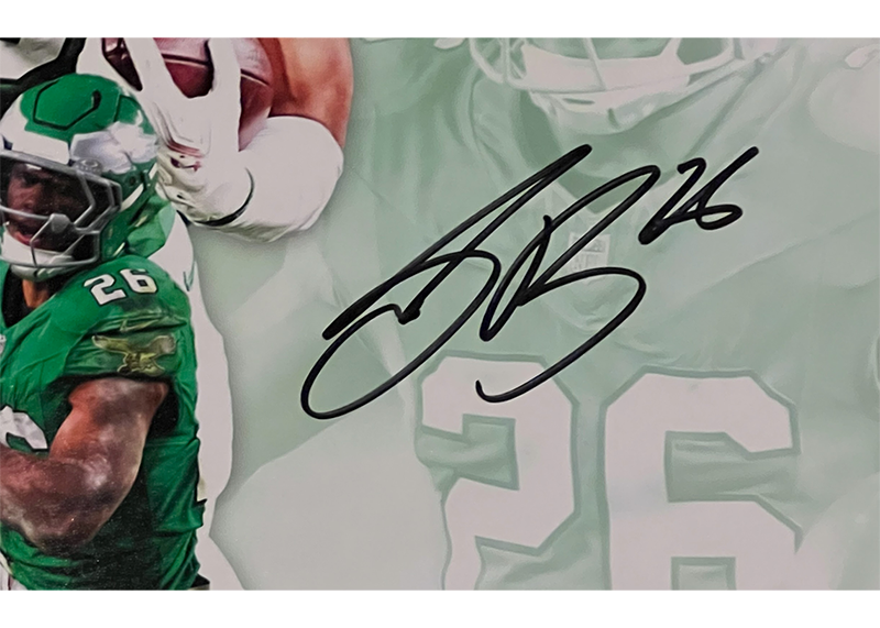 Saquon Barkley Signed Philadelphia Eagles 16x20 photo PSA 