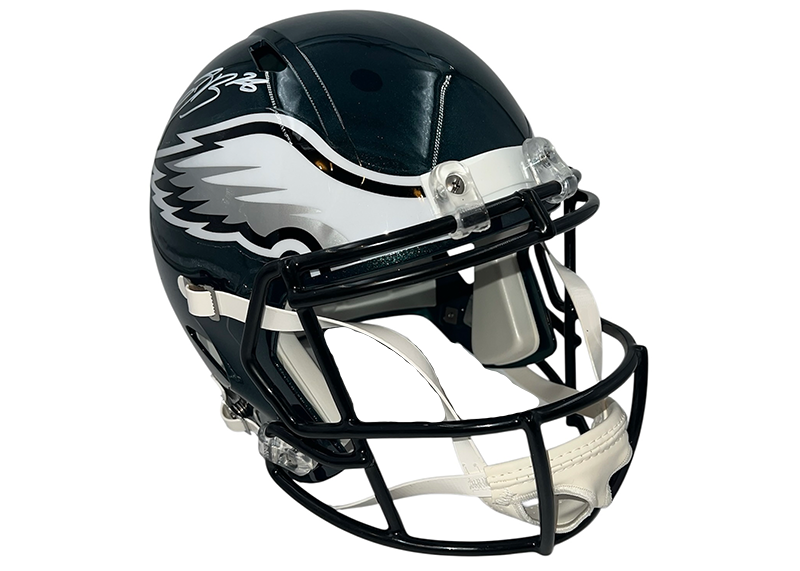 Saquon Barkley Signed Philadelphia Eagles Speed Full Size Helmet PSA