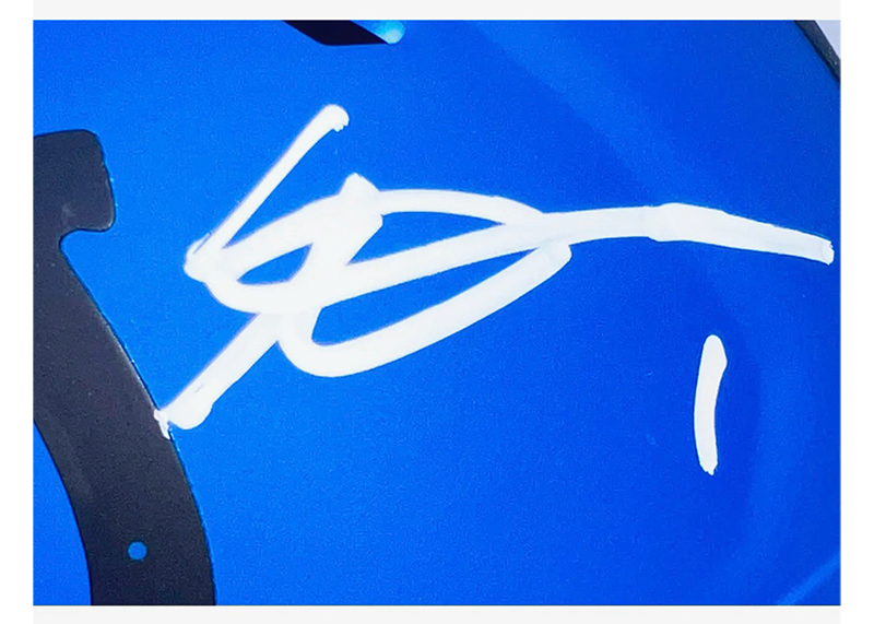 Sauce Gardner Signed Indianapolis Colts Rave Mini Football Helmet Beckett