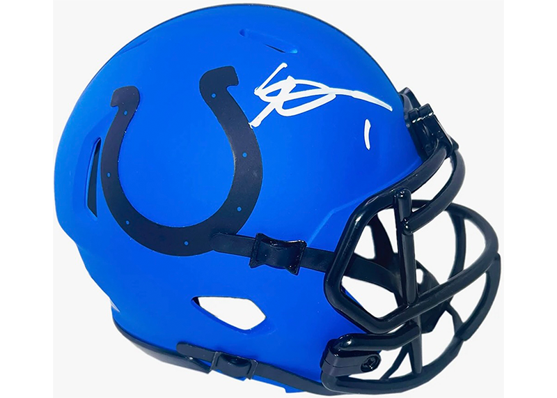 Sauce Gardner Signed Indianapolis Colts Rave Mini Football Helmet Beckett
