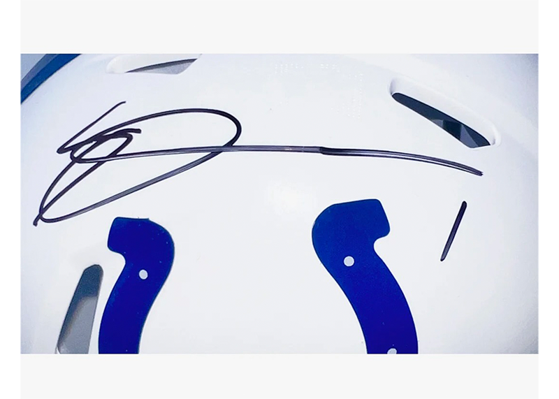 Sauce Gardner Signed Indianapolis Colts Speed Mini Football Helmet Beckett