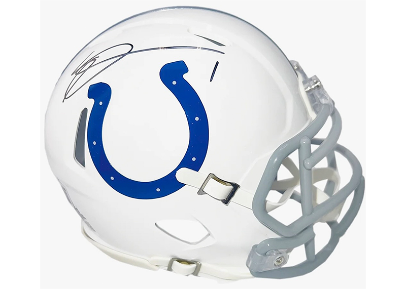 Sauce Gardner Signed Indianapolis Colts Speed Mini Football Helmet Beckett