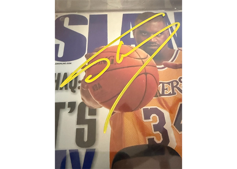 Shaquille O'Neal Signed Funko Pop! SLAM Magazine Cover #02 Lakers JSA