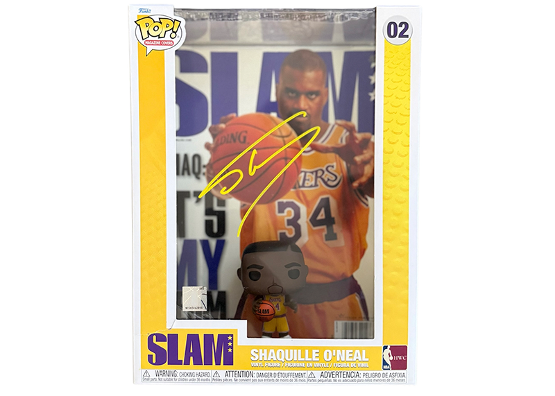 Shaquille O'Neal Signed Funko Pop! SLAM Magazine Cover #02 Lakers JSA