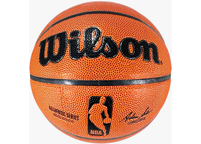 Dennis Rodman Signed Wilson Authentic Series NBA Basketball Silver Ink (Beckett)