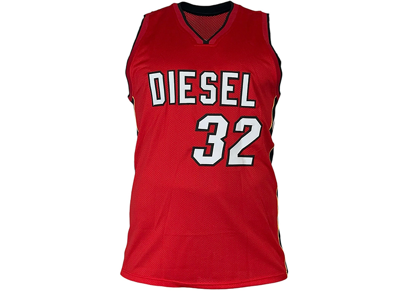 Shaquille O’Neal (Shaq) Signed Miami Red Basketball Jersey Beckett