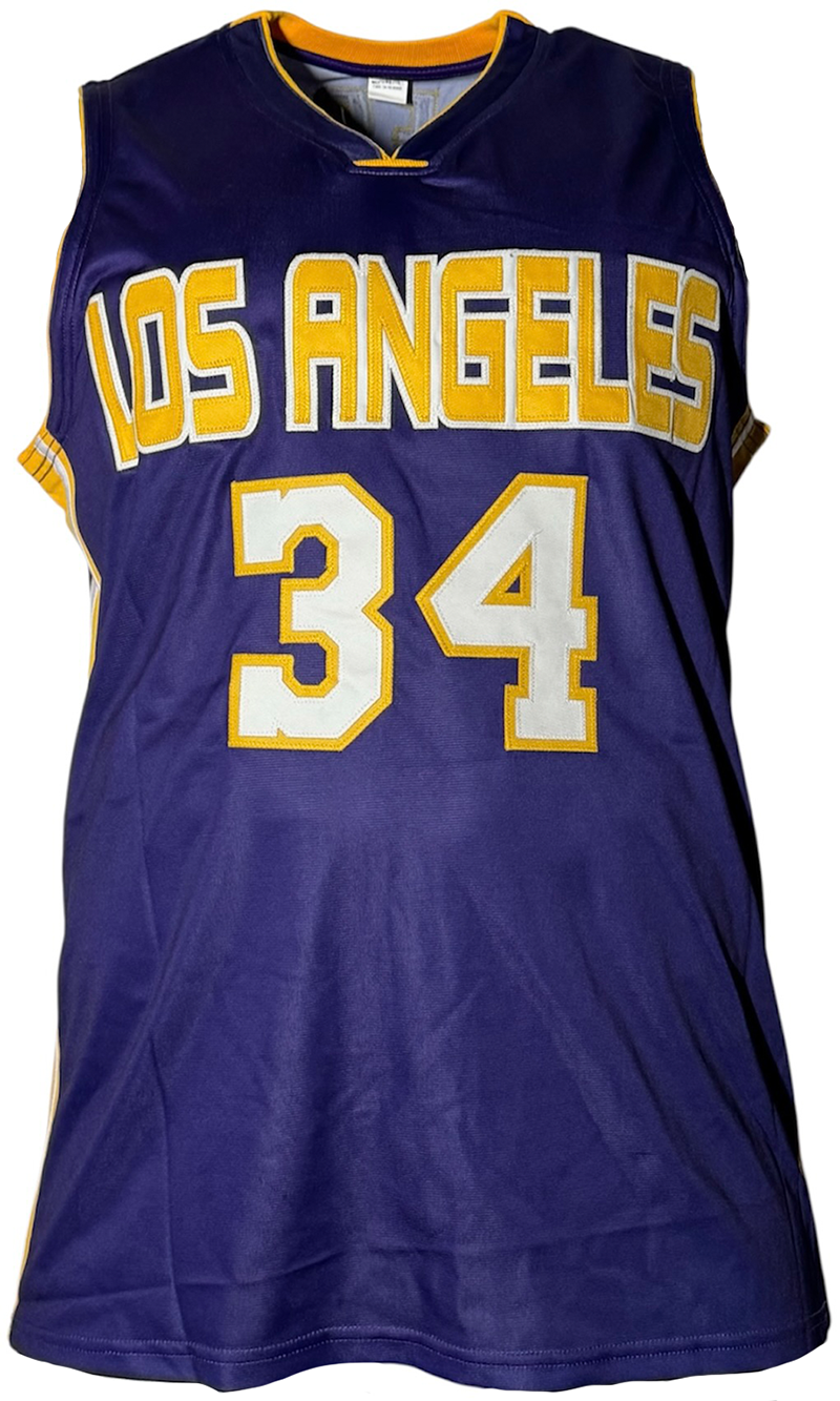 Shaquille O'Neal (Shaq) Signed Los Angeles Purple Basketball Jersey JSA