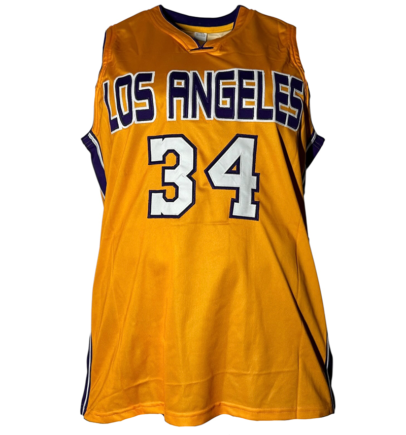 Shaquille O'Neal (Shaq) Signed Los Angeles Yellow Basketball Jersey JSA