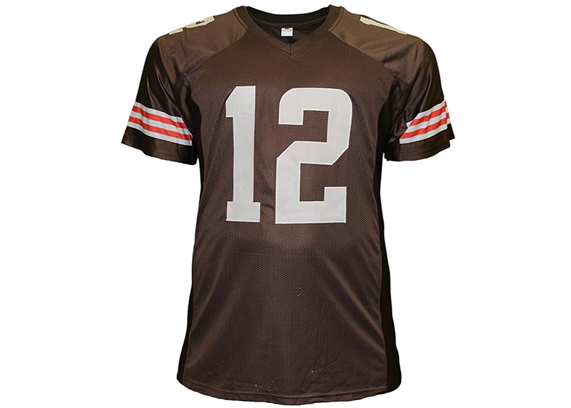 Shedeur Sanders Unsigned Cleveland Brown Football Jersey