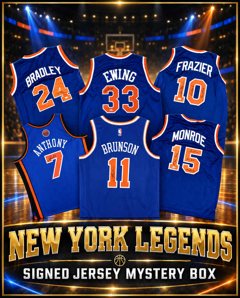 Signed Basketball Jersey Mystery Box - New York Knicks