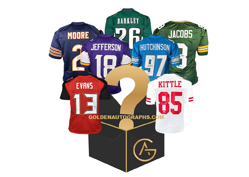Signed Current Football Stars Jersey Mystery Box