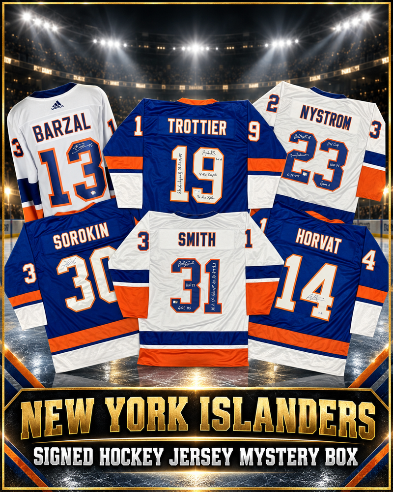Signed Hockey Jersey Mystery Box - New York Islanders