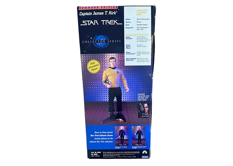 Star Trek Collector Series Captain Kirk William Shatner Signed Action Figure JSA