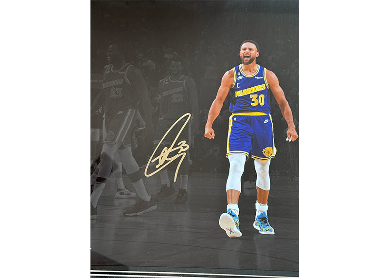 Stephen Curry Golden State Warriors 24x30 3D Light Up Framed 16X20 Photo JSA