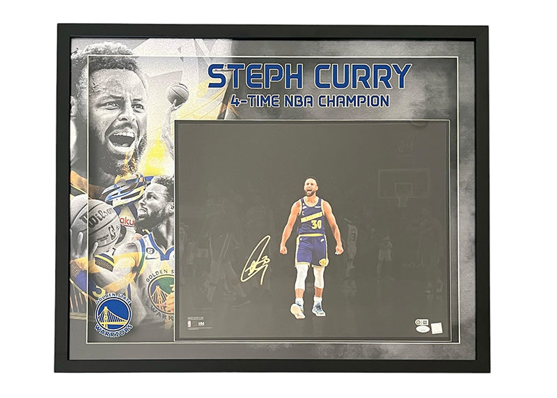 Stephen Curry Golden State Warriors 24x30 3D Light Up Framed 16X20 Photo JSA