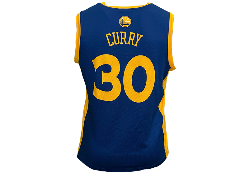 Stephen Curry Unsigned Golden State Warriors Authentic Basketball Jersey